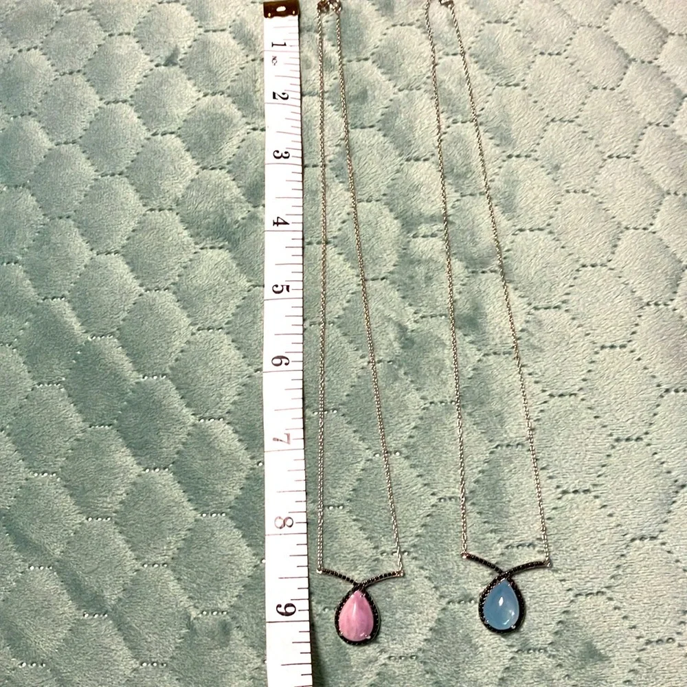Pair of Colleen Lopez, beautiful gemstone necklaces - Picture 6 of 8